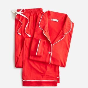 J. Crew Red Pajama Set